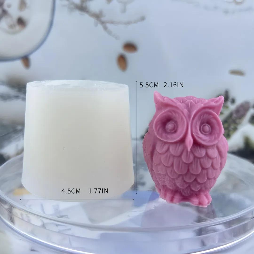 Molde de silicona Buho 3D (1)