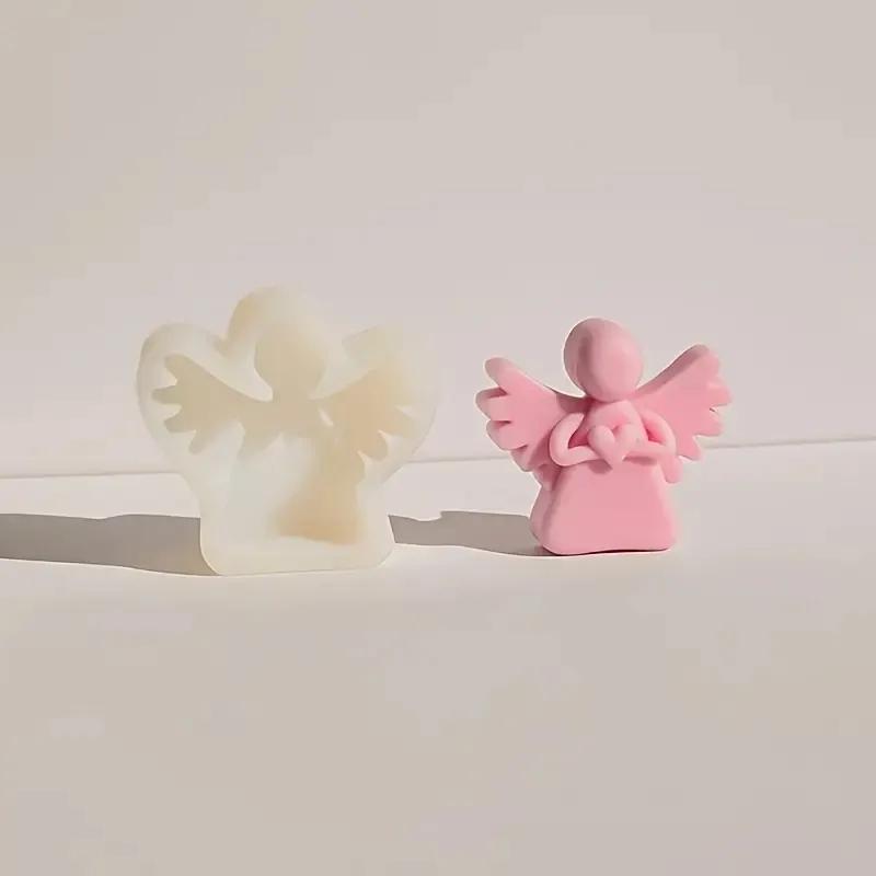 Molde de Ángel con Alas 3D
