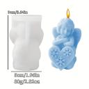 Molde de silicona Ángel corazón Copos de Nieve 