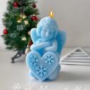 Molde de silicona Ángel corazón Copos de Nieve 