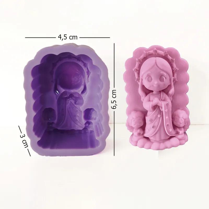 Molde de silicona Virgen de la asunción