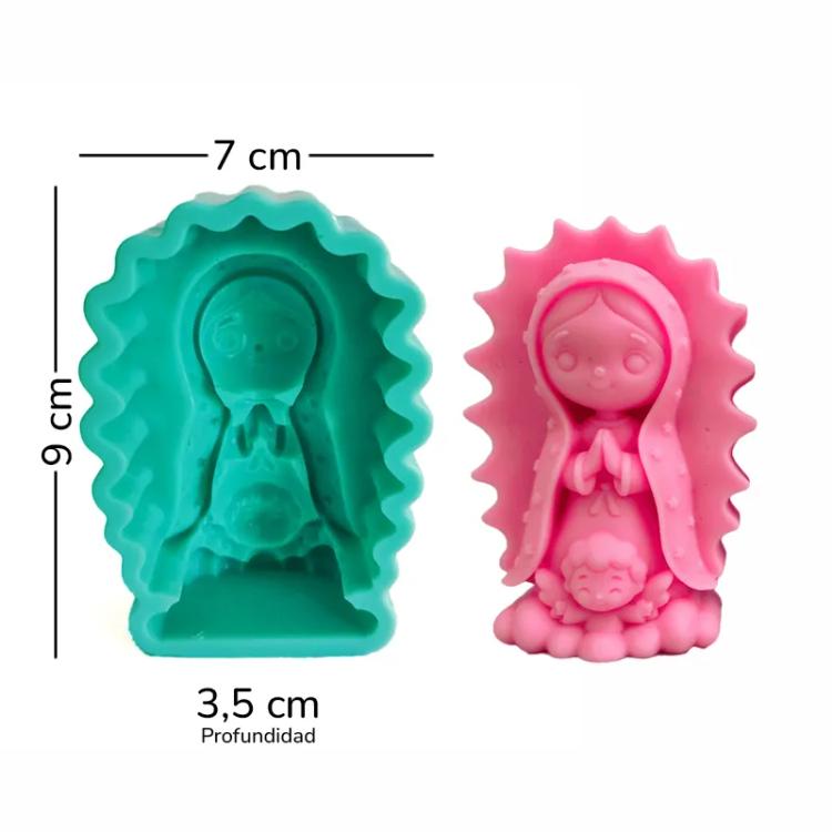 Molde de silicona Virgen de Guadalupe L