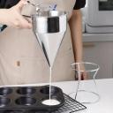 Embudo dispensador en acero inoxidable 1000ML
