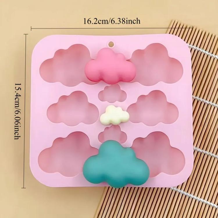 Molde de silicona Nubes Surtidas 8 Cavidades | Decorativo Múltiple