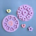 Molde de silicona Estrellas y Corazones 9 Cavidades | Decorativo Múltiple