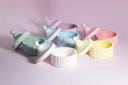 Envase Cofre Rayas (Base + Tapa) | Envases Yeso - Concreto