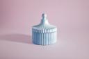 Envase Cofre Rayas (Base + Tapa) | Envases Yeso - Concreto