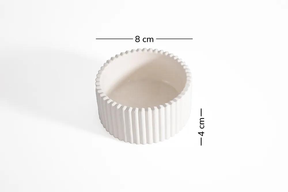 Base Redonda Rayas | Envases Yeso - Concreto