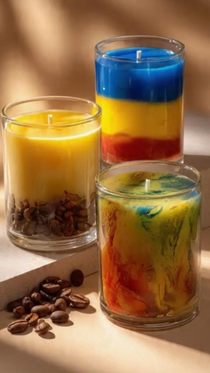 Velas Mixtas Tricolor
